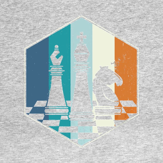 chess pieces retro gift 1 by vae nny3